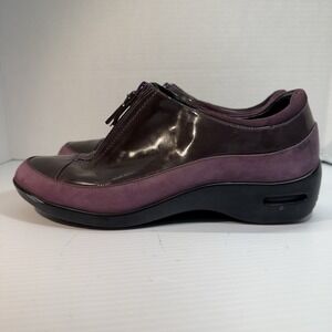 Cole Haan X Air Luna Waterproof Snow Rain Wedge Comfort Shoe Purple Size 9.5 B